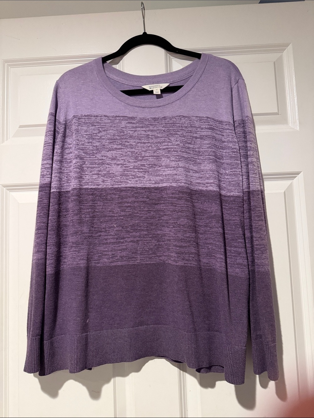 Market & Spruce Lavender Ombre Crewneck Sweater from Stitch Fix